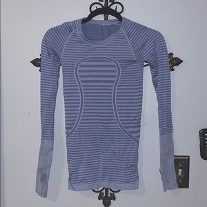 Blue Lulu Long Sleeve Shirt